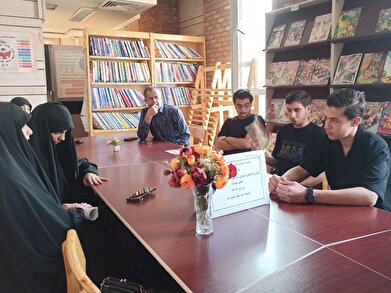 عکس؛شصت و سومین نشست بچه کتابخون ها در کتابخانه امام جعفر صادق (ع)