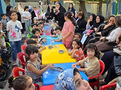 عکس؛ ویژه‌برنامه لبخند‌های کوچک در منطقه ۱۴