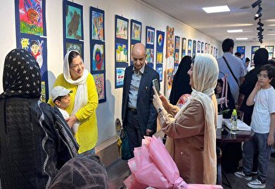 عکس؛ گشایش نمایشگاه «هنر در دنیای کودکان» در نگارخانه شفق