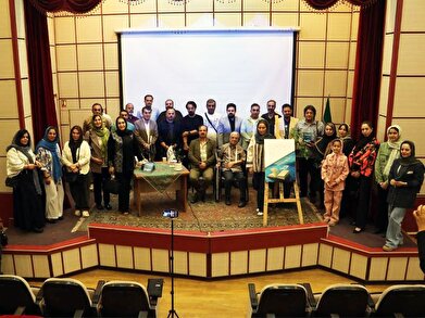 عکس؛ رونمایی از کتاب رود و روایت به همت کتابخانه قیصرامین پور