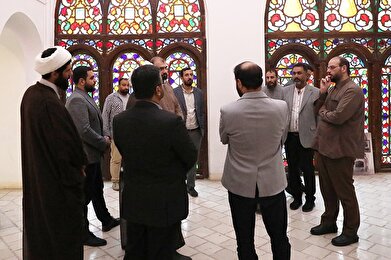 عکس؛ بازدید سرپرست سازمان فرهنگی هنری از خانه فرهنگ امامزاده یحیی