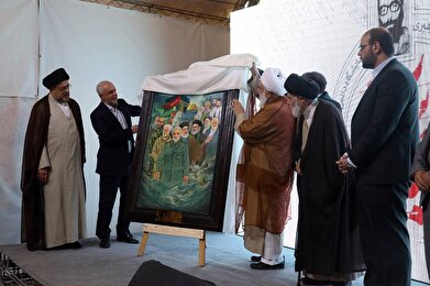 عکس؛ آیین رونمایی از سلول‌موزه مقام معظم رهبری در باغ‌موزه قصر با عنوان «زیر شکنجه»
