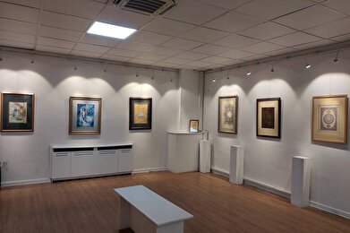عکس؛ نمایشگاه انفرادی نگارگری در نگارخانه فرهنگسرای سرو