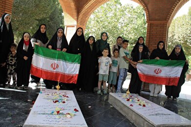 عکس؛ برای وطن، به راه حسین (ع)، به نام شهید به همت فرهنگسرای مهر