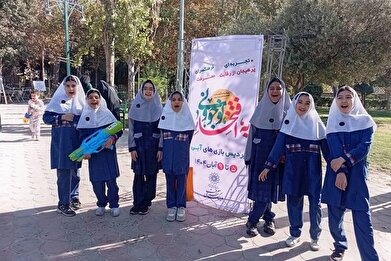 عکس؛ برپایی ایستگاه بازی‌های محلی در ویژه‌برنامه «به افتخار نوجوونی»