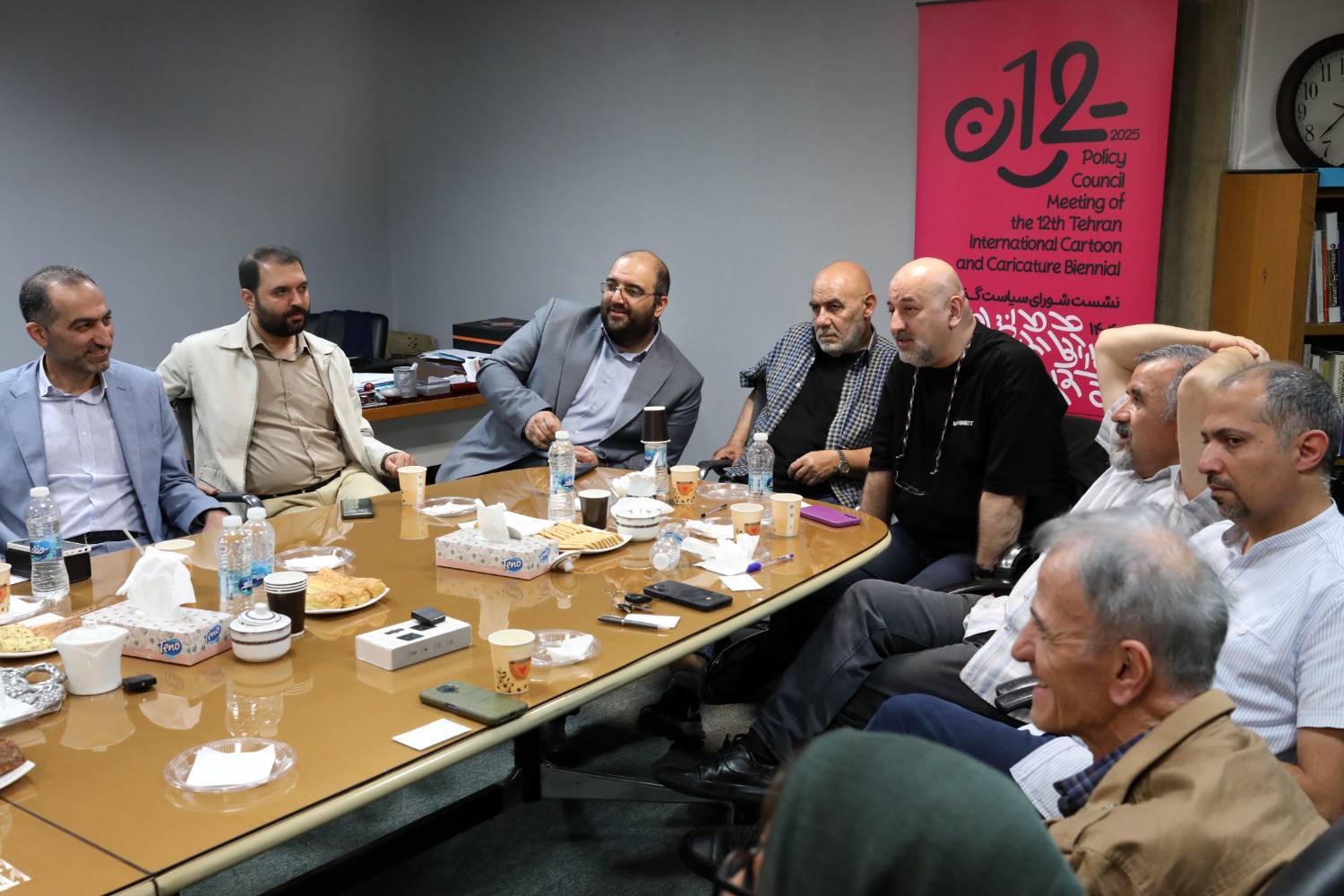 دوازدهمین دوسالانه بین‌المللی کاریکاتور تهران آغاز به کار کرد