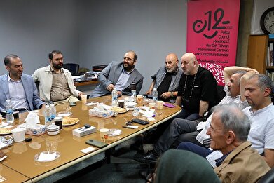 عکس؛ نشست شورای سیاستگذاری دوسالانه کاریکاتور برگزار شد