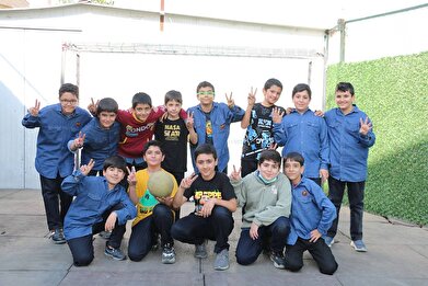 عکس؛ اردوبازی مدرسه پسرانه معلم شهید در فرهنگسرای تهران