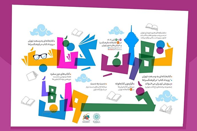 «تهرانِ کتابخوان‌ها»؛ برنامه‌های سازمان فرهنگی‌هنری به مناسبت هفته کتاب