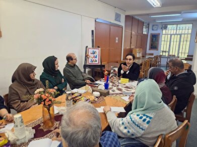 عکس؛ هفتمین نشست «ساعتی با کتاب» ​در کتابخانه شهید جهان آرا