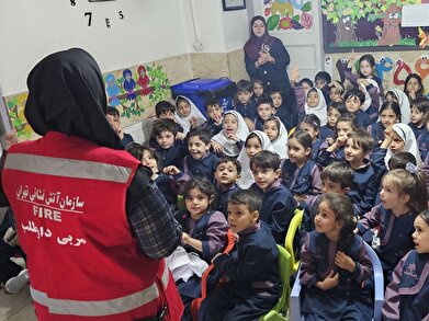 عکس؛ ویژه‌برنامه «بازی، آموزش، ایمنی» در خانه فرهنگ ابوذر