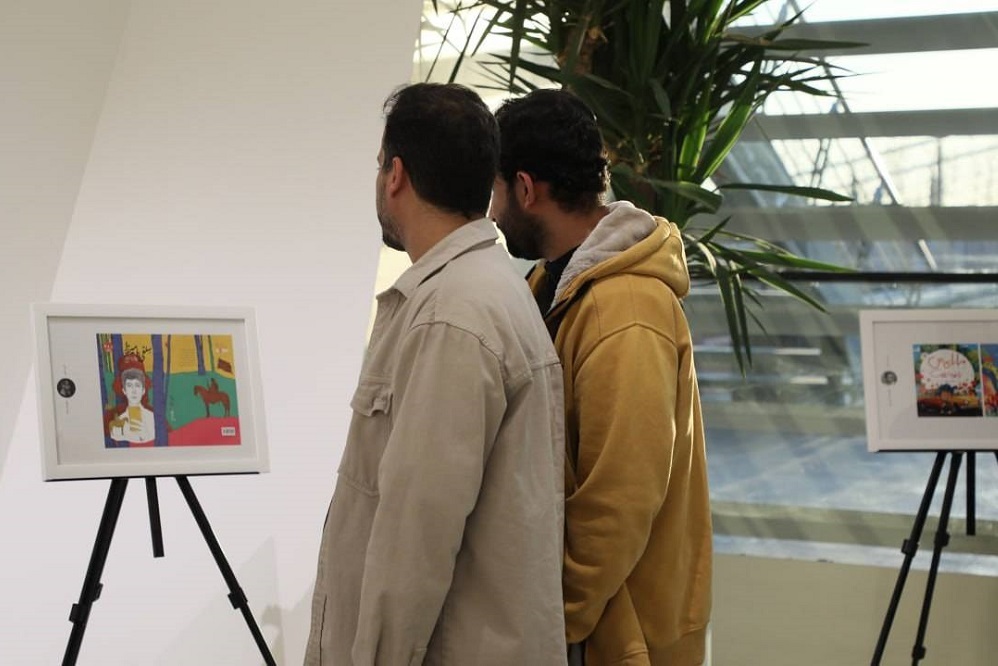 نمایشگاه گروهی «نقطه‌عطف» در باغ کتاب تهران افتتاح شد